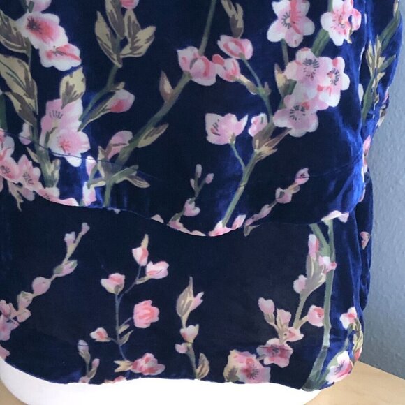 Simply Noelle Floral Velvet Burnout Tank Camisole - Fairy Goth NEW - Picture 9 of 12